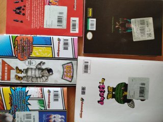 Lote de 5 mangas