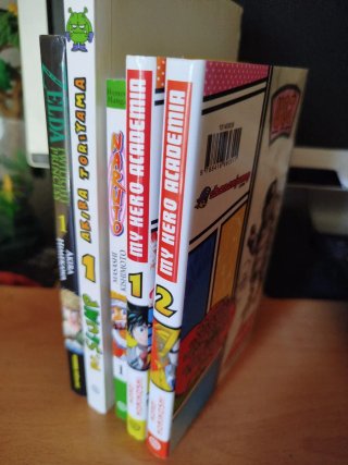 Lote de 5 mangas