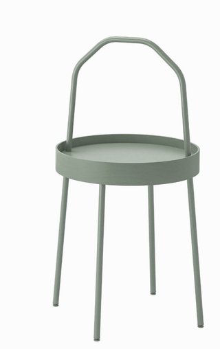 Mesa auxiliar IKEA BURVIK verde