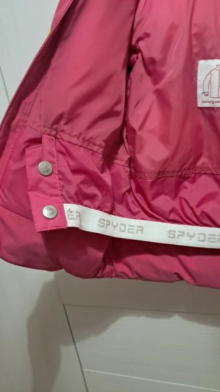 Giubbotto bambina rosa Spyder
