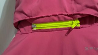 Giubbotto bambina rosa Spyder