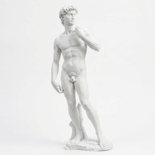 Figura 3D del David de Miguel Ángel