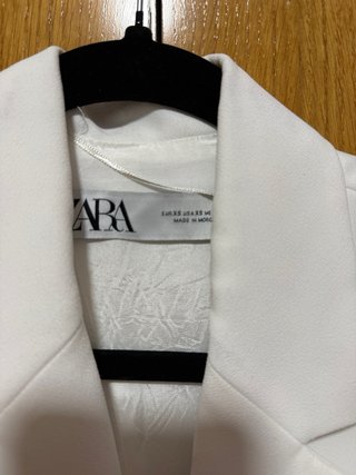 Chaleco Largo Blanco Zara