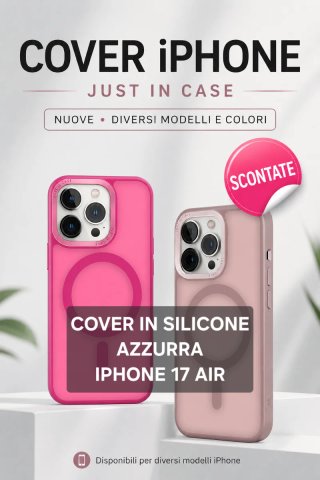 Cover Silicone Azzurra iPhone 17 Air