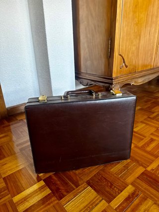Maletín portadocumentos ejecutivo vintage