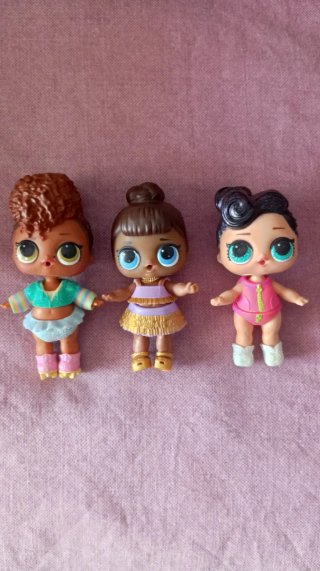 Lote 3 Muñecas LOL Mini