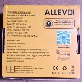Interruptor Táctil Persiana Eléctrica Google Home