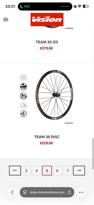Llantas Gravel Vision Team 30 Cubierta 45mm