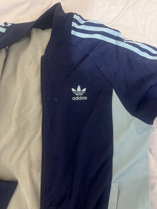Chaqueta Bomber Adidas Azul UNISEX.