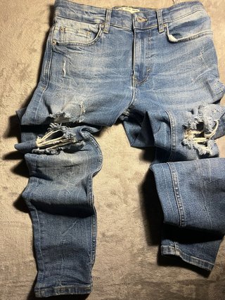Pantalón Vaquero Skinny Pull&Bear Talla 38