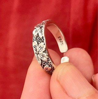 Anillo de Plata 925 Ajustable