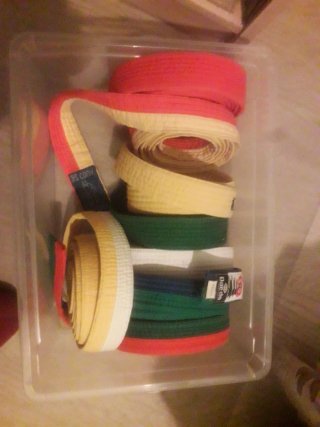 Lote de 8 Cinturones de Judo