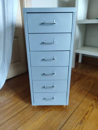 Cajonera Ikea HELMER Gris
