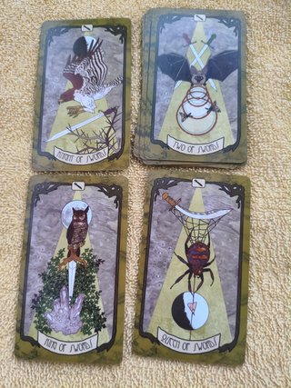Forager's Daughter Tarot. Tarot Hija del Forjador