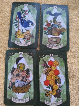 Forager's Daughter Tarot. Tarot Hija del Forjador