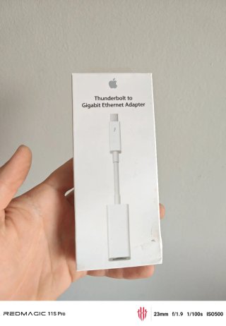 Adaptador Apple Thunderbolt a Ethernet Gigabit