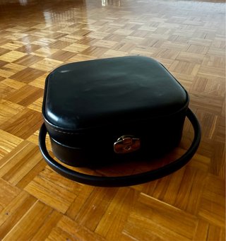 Maletín / Neceser de viaje vintage negro