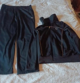 Chándal Puma negro de hica (original) ((oferta))