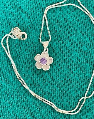 Colgante de Plata 925 Flor
