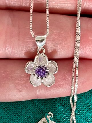 Colgante de Plata 925 Flor