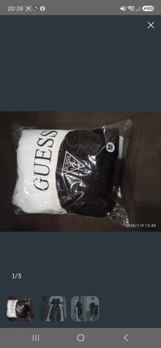 Abito sportivo Guess bianco e nero
