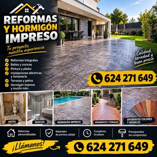 Reformas Integrales y Hormigón Impreso
