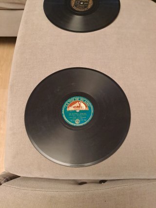 2 discos de pizarra antiguos