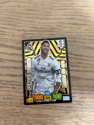 Cromo Adrenalyn Sergio Ramos Balón de Oro
