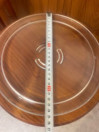 Plato Giratorio Microondas de 25cm con Soporte