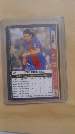 Lote Cartas futbol Messi y Cristiano Ronaldo