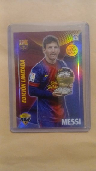 Lote Cartas futbol Messi y Cristiano Ronaldo