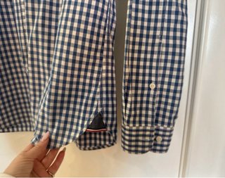 Camisa de cuadros azul Tommy Hilfiger