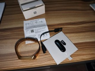 Xiaomi Mi Band 3 con pulsera transparente tono