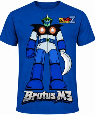 Camiseta Mazinger Z Brutus M3, Talla S, nueva