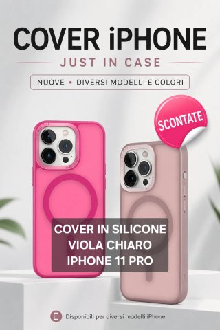 Cover Silicone Viola Chiaro iPhone 11 Pro