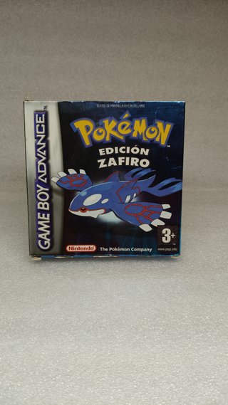🇪🇸 Caja Pokémon Zafiro Game Boy Advance ORIGINAL