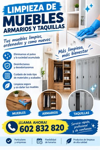 Limpieza de muebles