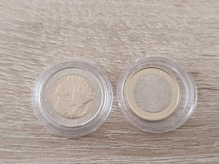 Monedas San Marino 2€ y 1€ 2022 común S/C