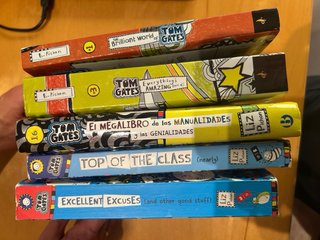 Coleccion de libros de Tom Gates en inglés