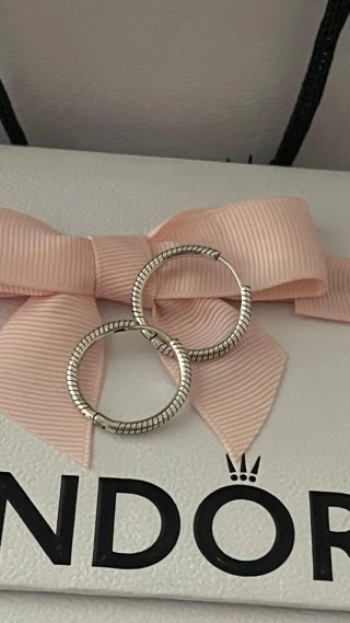 Pendientes Aro Pandora Plata