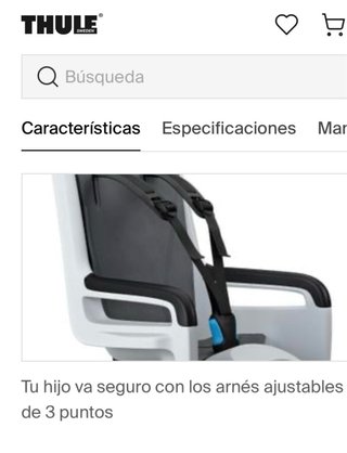 Silla porta niños Thule para bicicleta
