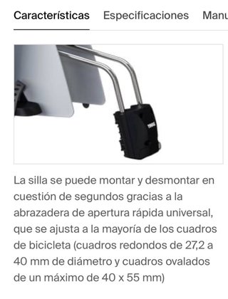 Silla porta niños Thule para bicicleta