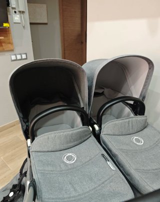 Bugaboo Donkey 2  COMO NUEVO en Gris Melange