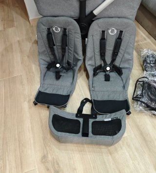 Bugaboo Donkey 2  COMO NUEVO en Gris Melange