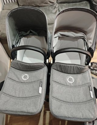 Bugaboo Donkey 2  COMO NUEVO en Gris Melange