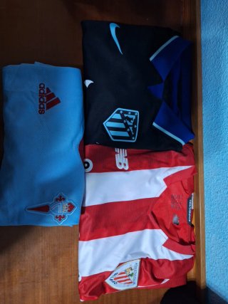 Lote de 3 Camisetas de Equipos Españoles