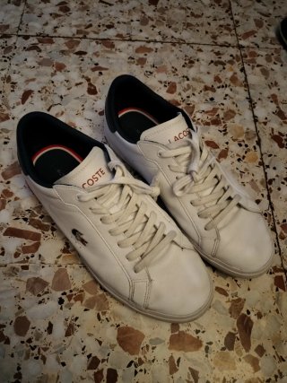 Zapatillas Lacoste Hombre Blancas