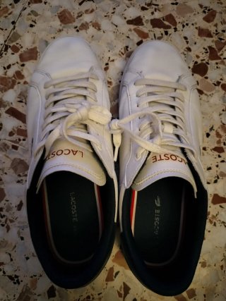 Zapatillas Lacoste Hombre Blancas