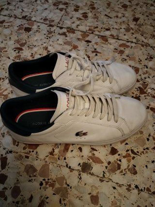 Zapatillas Lacoste Hombre Blancas