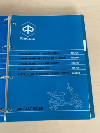 Catálogo Piaggio Piezas Repuesto